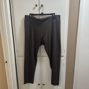LC Lauren Conrad XXL Heather Brown Leggings